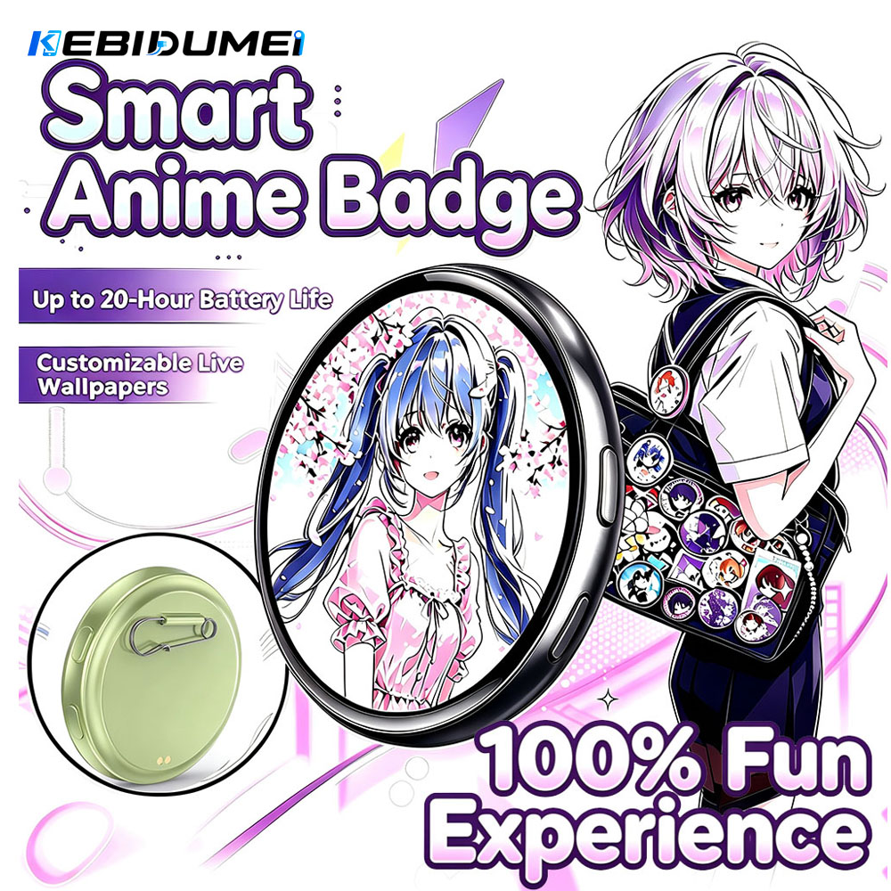 Electronics In Japan - KEBIDUMEI Dynamic Electronic Badge Display Pin