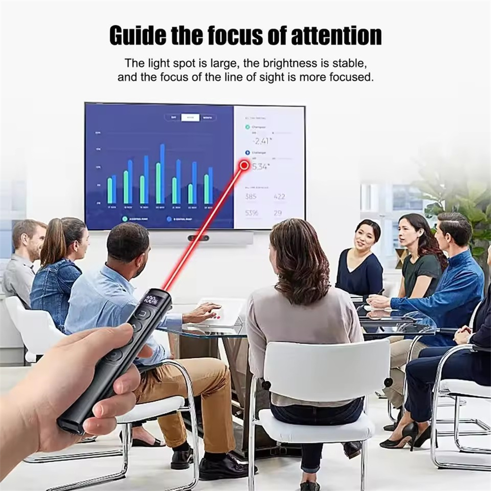 Laser Pointer Presenter - Powerpoint Pen Wireless Presentation Clicker Type-C