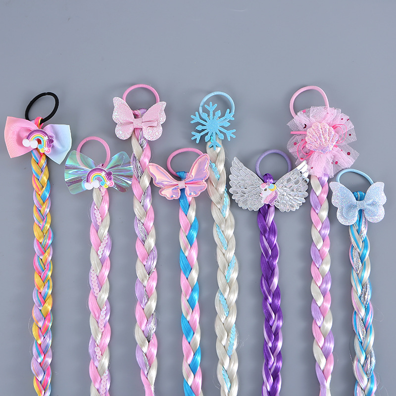 Littler Girls Long Braid Hair  - Elsa Gadget ulasan dan harga