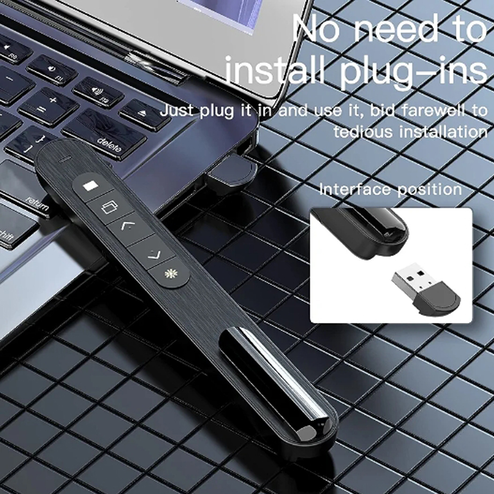 Wireless Flip-Pen Presentation - Laser Pointer Presenter ulasan dan harga